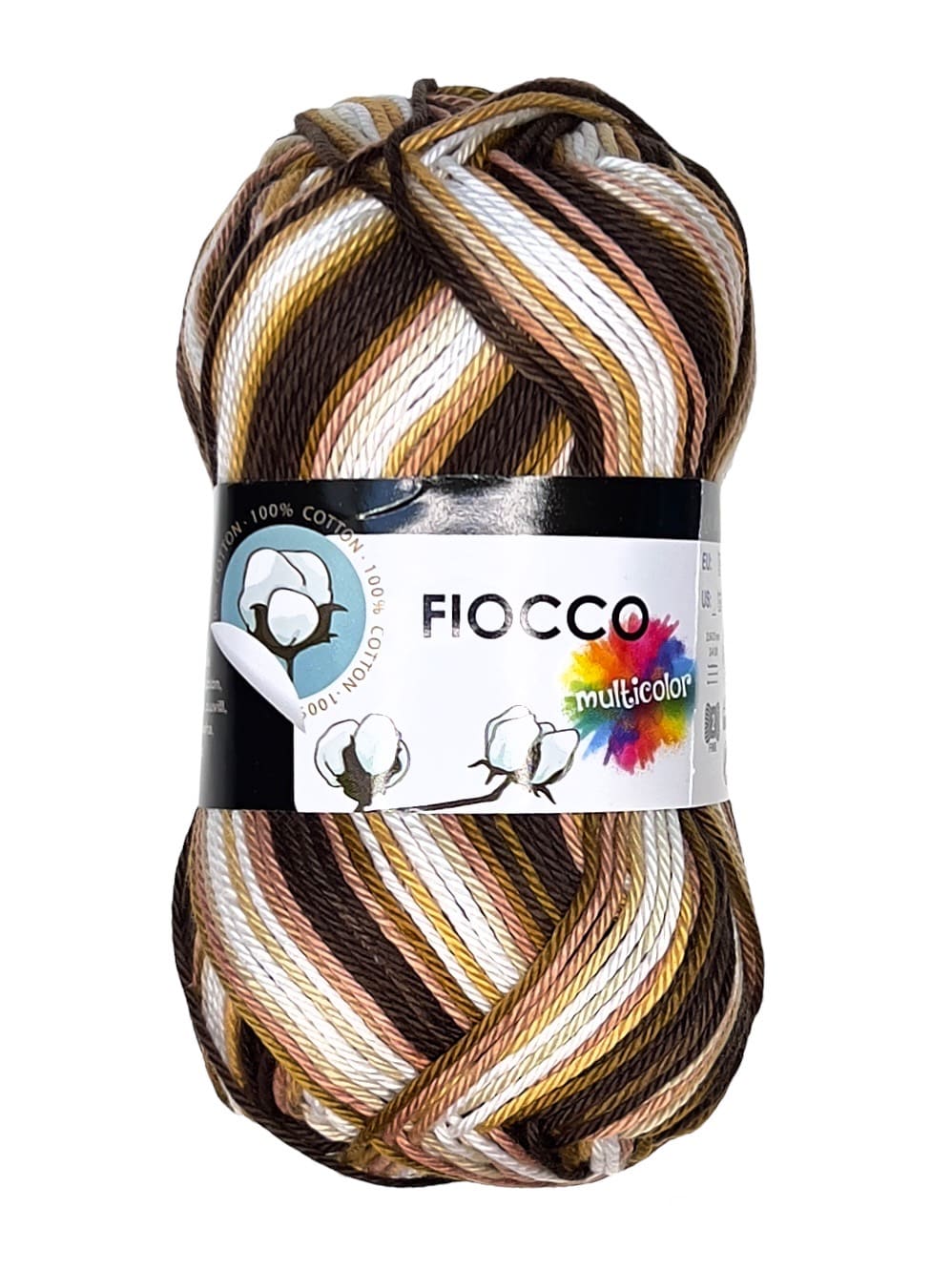 Fiocco Multicolor Braun 9050